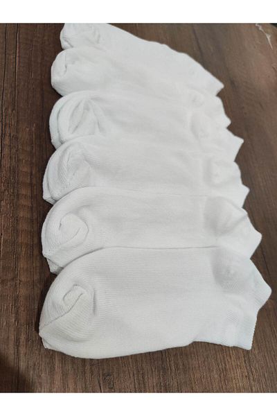 Leement socks 6 чифта тънки летни бели памучни спортни чорапи - къси ботуши