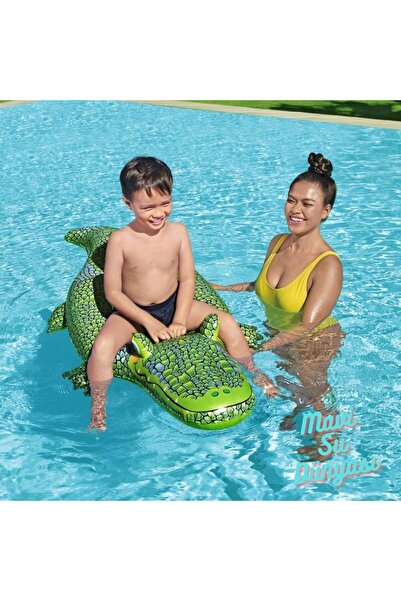 mavi su dünyası Timsah Tutmalı Binici 152 x 71 Cm - Mavi Su Dünyası