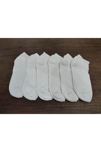 Leement socks 6 чифта тънки летни бели памучни спортни чорапи - къси ботуши
