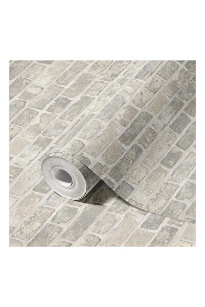 Adawall ROKA 23104-2 TAŞ DESENLİ GRİ DUVAR KAĞIDI 16,5 m2