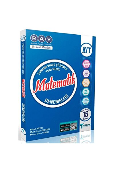 Toprak Yayıncılık Toprak Ayt Matematik Ray 12 Li Denemeleri Yeni 2022