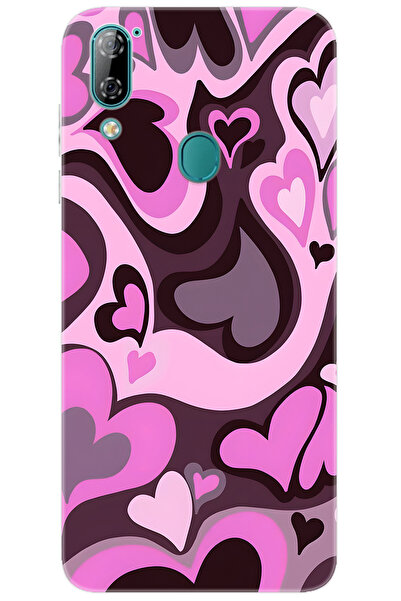 CASPER Via A4 Uyumlu Kılıf Desen Baskılı Silikon Kalp Dalgası STK:724 CP-0yIYp9q