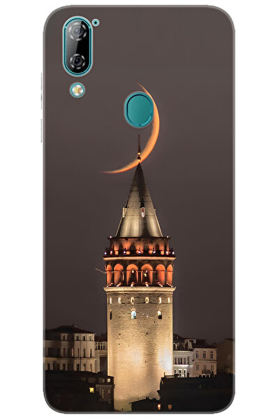 CASPER Via A4 Uyumlu Kılıf Desen Baskılı Silikon Galata Kulesi STK:673 CP-Z80...