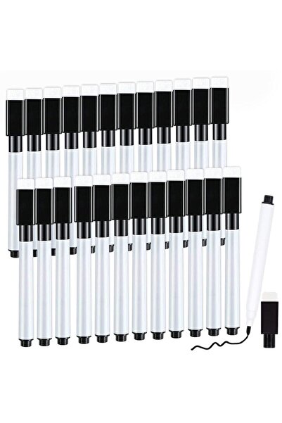 Dünya Magnet 25 adet Beyaz Tahta Kalemi Mini boy - SİLGİLİ VE MIKNATISLI