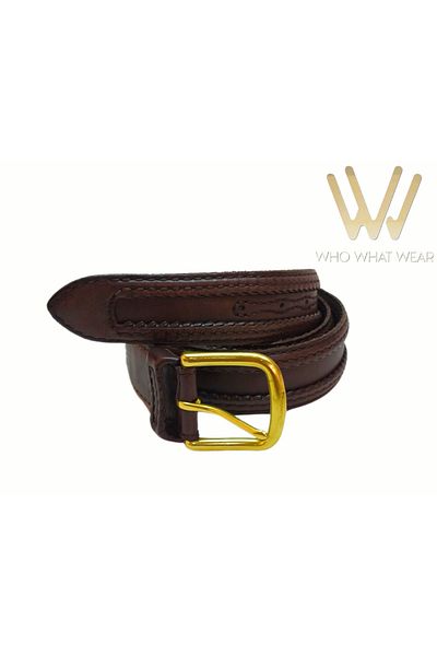 GÖN MEN'S 100% LEATHER HANDMADE BELT (SUF)