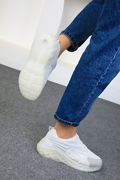 SOHO Dámské bílé tenisky 19008