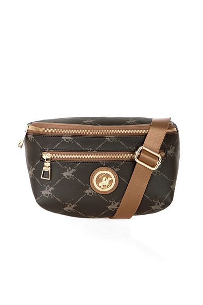 Beverly Hills Polo Club Καφέ γυναικεία τσάντα μέσης 05BHPC8003