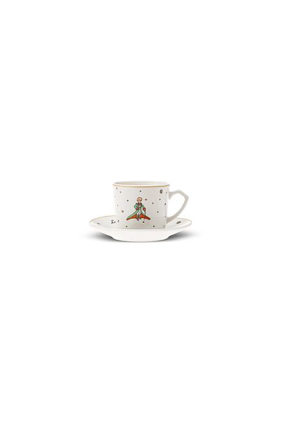 Karaca Kleiner Prinz 6 Personen Kaffeetassen-Set 80 ml, Espressotassen, Einzigartiges Design, Kaffee