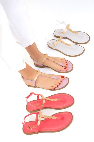 SOHO Lila Damensandalen 19036