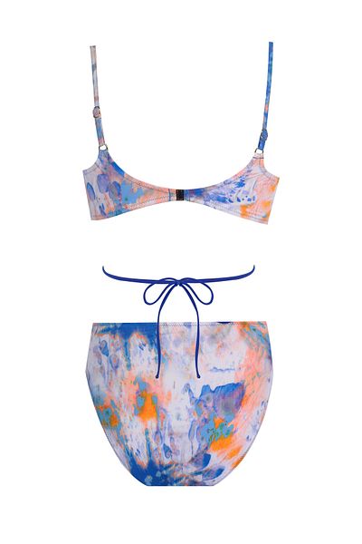 ZEKİ Set de bikini albastru pentru femei
