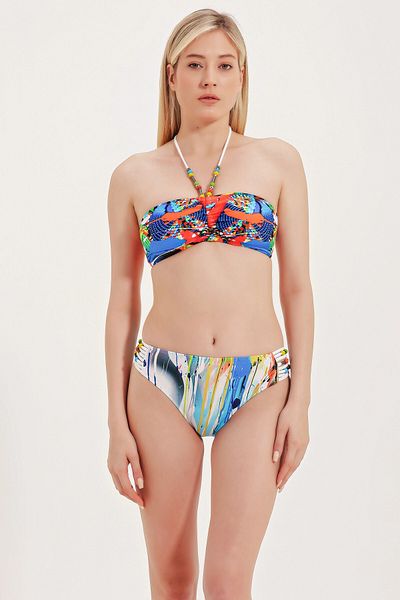 ZEKİ Bikini fără bretele cu mărgele