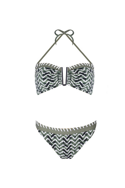 ZEKİ Dokulu Straplez Bikini