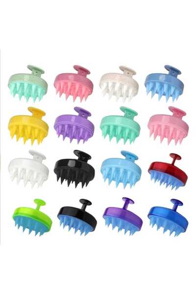 Dalian Home Soft Silicone Toothed Massage Comb Scalp Massager Comb Soft Silicone Shower Brush