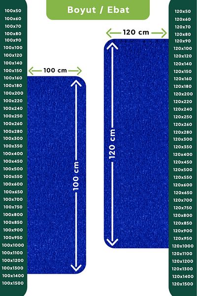 TBMPLASTİK Curly Mat Non-Slip Base Carpet Runner Door Mat