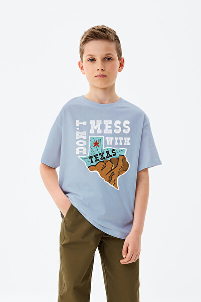 MYADA Nu te încurca cu tricoul pentru băieți cu imprimeu Texas