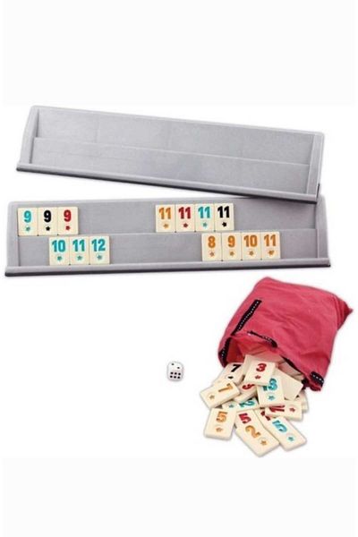 ÇEÇEN HOME Flash Okey Plastic Okey Team Set