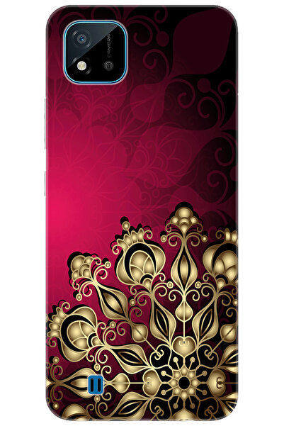 realme C11 2021 (RMX3231) Uyumlu Kılıf Desen Baskılı Silikon Desen Tasarım ST...