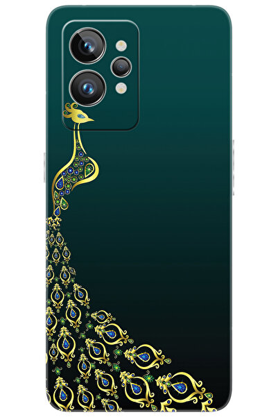 realme GT2 PRO (RMX3301) Uyumlu Kılıf Desen Baskılı Silikon Tavus Kuşu STK:54...