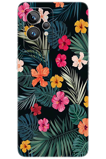 realme GT2 PRO (RMX3301) Uyumlu Kılıf Desen Baskılı Silikon Çiçekler STK:632 ...