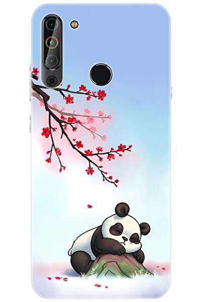 CASPER Via X20 Uyumlu Kılıf Desen Baskılı Silikon Uyuyan Panda STK:627 CP-eES...