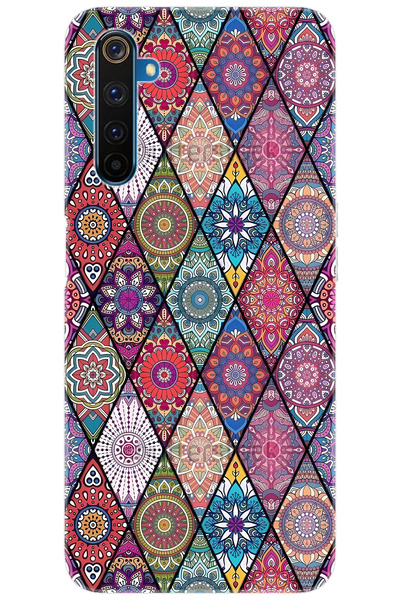 realme 6 PRO (RMX2061) Uyumlu Kılıf Desen Baskılı Silikon Kilim Tasarım STK:6...