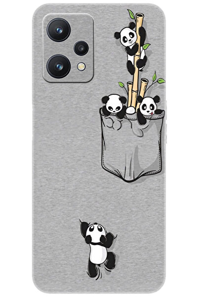 realme 9 PRO (RMX3472) Uyumlu Kılıf Desen Baskılı Silikon Pandalar STK:749 CP...