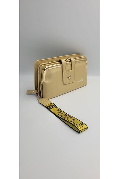 DAVİD POLO CÜZDAN Women's Large Size Pocket Multi-Compartment Stylish Hand Money Wallet