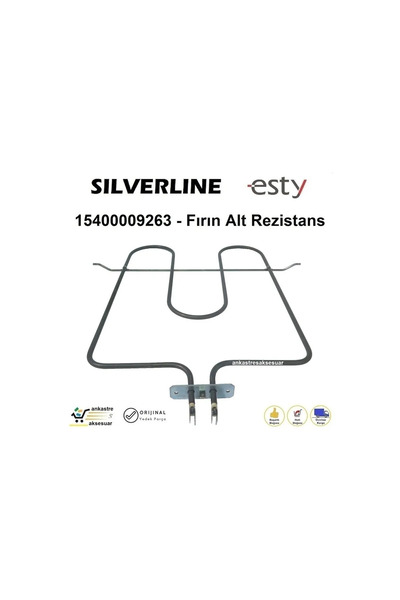 Silverline ANKASTRE FIRIN SİLVERLINE ALT REZİSTANS  1200 WATT