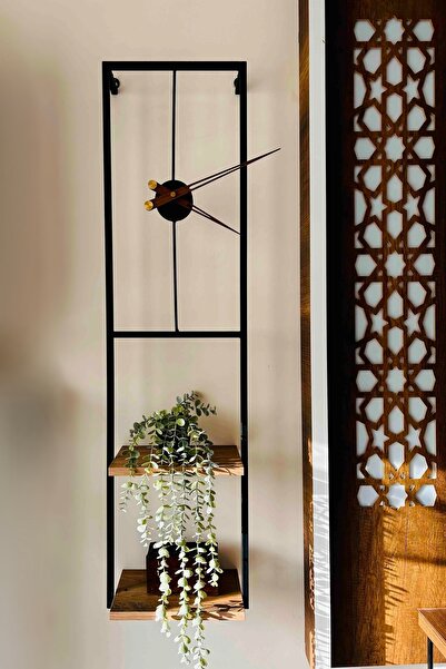 MetaQuartz Aksesuar Duvar Saati Kitaplık , Modern Dekoratif Raf Kitaplık Meta...