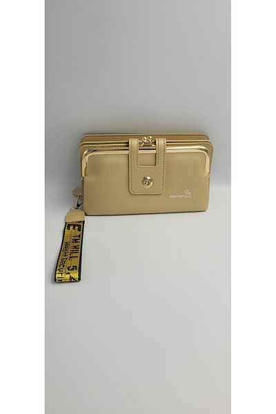 DAVİD POLO CÜZDAN Women's Large Size Pocket Multi-Compartment Stylish Hand Money Wallet
