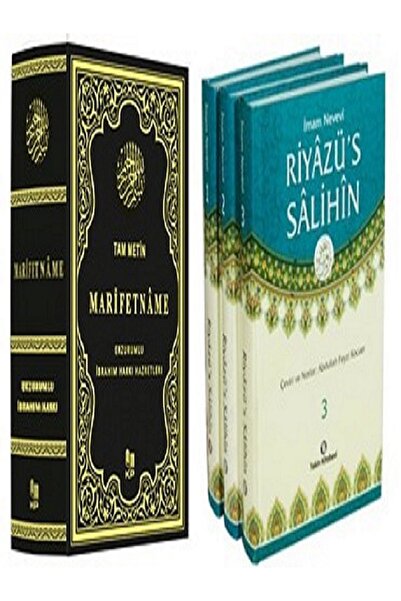 BİLGİ KİTABEVİ MARİFETNAME VE RİYAZÜS SALİHİN TAM METİN  2024 TOPLAM 4 KİTAP SET HADİS FIKIH SOHBET TASAVVUF