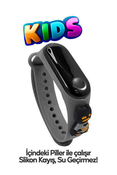 SULED Akıllı Çocuk Kol Saati Güvenli Led Su Geçirmez Silikon Dokunmatik Süper...