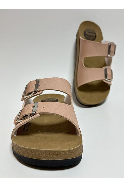 GEZER Ημερήσιες παντόφλες μάρκας Birken με ρυθμιζόμενη ανατομική σόλα με διπλή πόρπη