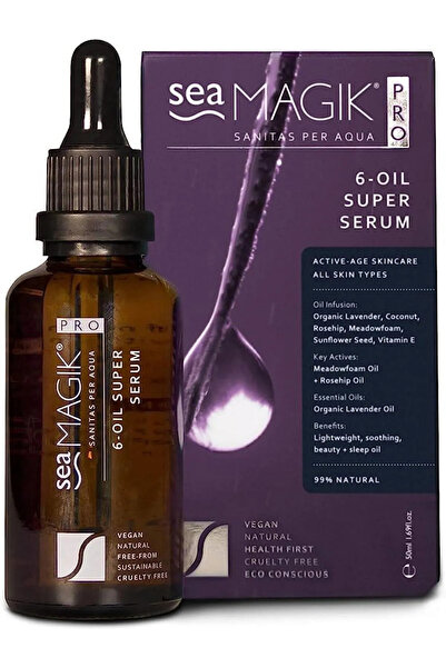 sea magık سي ماجيك 6-OIL SUPER SERUM 6 مزيج الزيوت سوبر سيروم (هدوء البشرة + ...