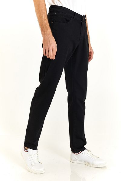 U.S. Polo Assn. US POLO ASSNMEN'S WOVEN SLIM FIT BLACK DENIM PANTS
