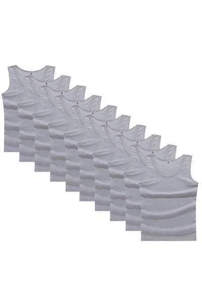 marufshop 10 τμχ Μεγάλο μέγεθος Redzone Classic Cotton Singlet Γκρι