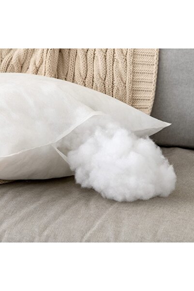 İz Concept Satin Pillow Set 2 Pieces 800gr Silicone Pillow Striped Way Satin 50x70 High Quality