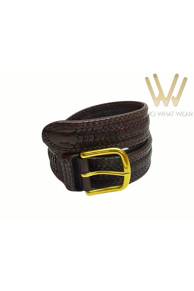 GÖN MEN'S LEATHER BELT 100% LEATHER HANDMADE (WALF)