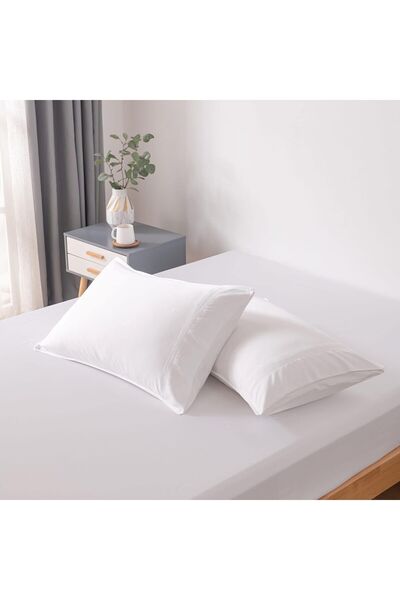 İzgi Concept Преміум Ranforce Набір наволочок з кришкою 2 штуки 50x70 Набір бавовняних наволочок Висока якість