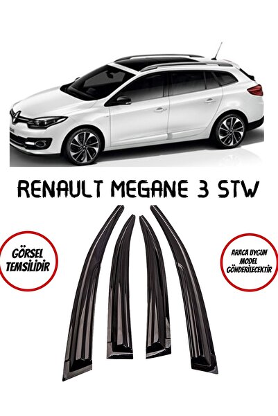BALP Renault Megane 3 Stw Cam Rüzgarlığı 4lü