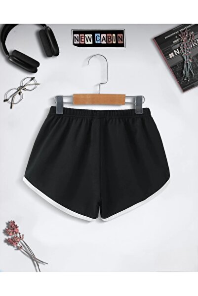 NewCabin New Season Women's Slim Fit Colorful Ribbed Combed Cotton Mini Shorts