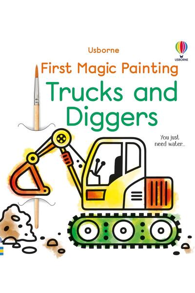 Usborne شاحنات الطين السحرية الأولى والحفارات