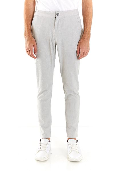 U.S. Polo Assn. Η.Π.Α. POLO ASSN. ΓΚΡΙ SLIM FIT ΥΦΑΝΤΟ ΠΑΝΤΕΛΟΝΙ JOGGER
