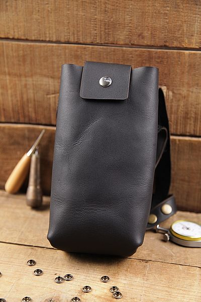 New Coast Leather 1900's Χειροποίητη βασική τσάντα από γνήσιο δέρμα
