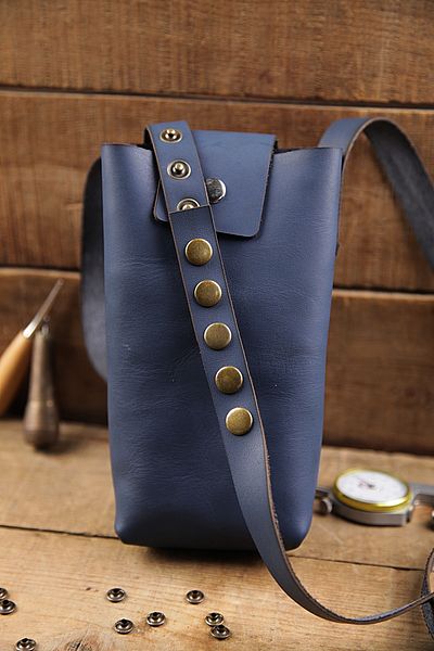 New Coast Leather 1900's Χειροποίητη βασική τσάντα από γνήσιο δέρμα