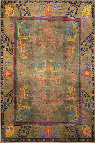 Rugs Modern Halı Kapalı Tonlarda Etnik Geometrik Desenli Dokuma Taban Halı 4091
