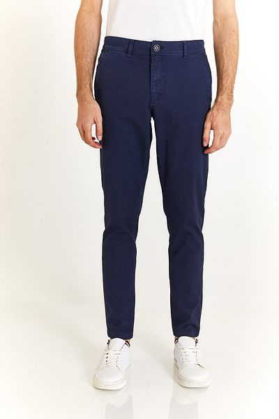 U.S. Polo Assn. US POLO ASSNMEN'S WOVEN SIDE POCKET SLIM FIT PANT - NAVY BLUE