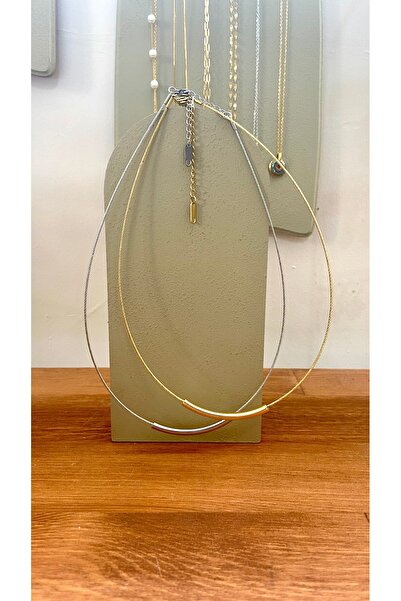 YASUGARAGE Çelik tel choker kolye