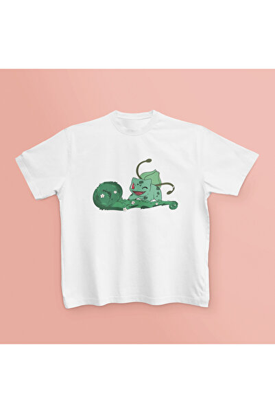 Adrift Tricou alb cu design Pokemon pentru copii