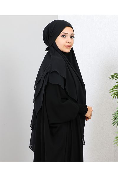 HATİCEATABEYLİBUTİK CHIFFON 3-LAYER SUFFEE